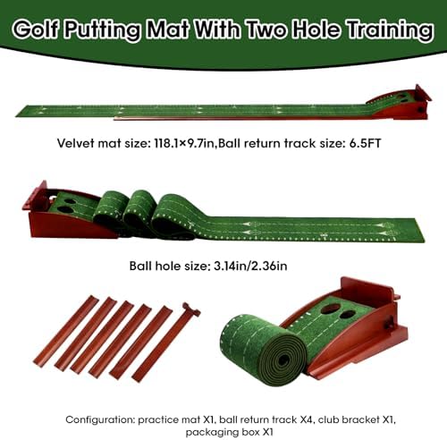 Putting Green Indoor, Golf Putting Mat - Image 2