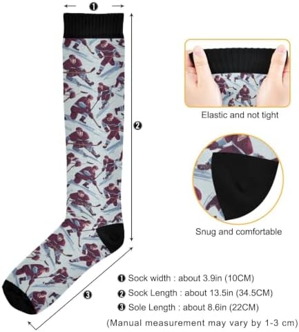 White Baseballs Stitching Compression Sock - Image 4