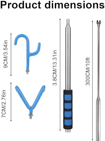 2pcs Telescoping Pickup Tool Magnetic Pole - Image 2