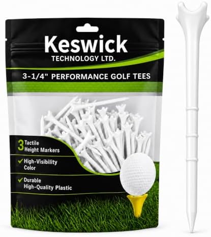 100/150 Pack Professional Plastic Golf Tees 3-1/4", Premium Durable Golf Tee by Unknown