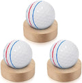 Thyle Wooden Single Golf Ball Display Stand 2 Inches Golf Ball Holder Mini by Thyle