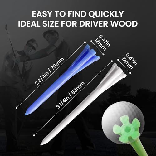 FINGER TEN Golf Tees Plastic Unbreakable - Image 3