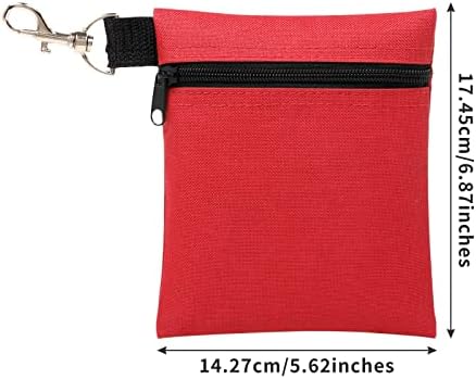 Golf Tee Pouch, 5.62 X 6.87 Inch Professional Zipper Golf Tee/Ball Pouch Bag - Image 2