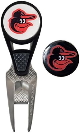MLB CVX Ball Mark Repair Tool & 2 Ball Markers by TeamEffort