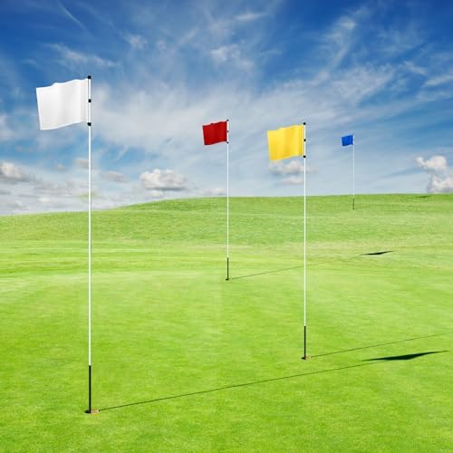 Mixweer 4 Pcs Solid Golf Flag - Image 5