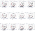 Danodoi 12 Pack UV Protected Clear Acrylic Baseball Display Cube by DANODOI