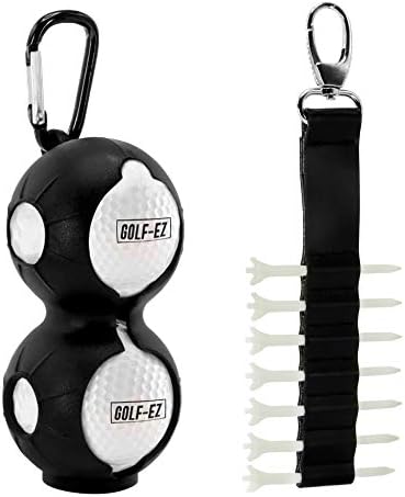 Golf-EZ Golf Ball Holder & Golf Tee Holder | Grab-n-Go Design by Golf-EZ