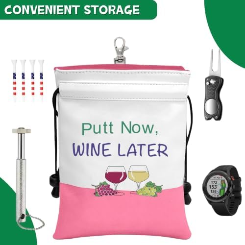 Funny Golf Valuables Pouch, Golf Pouch Bag - Image 3
