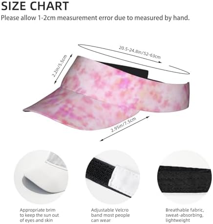 Sports Sun Visor Hats Adjustable Men Women Lightweight Packable Cooling Empty - Image 4