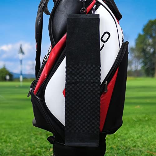 Cotton Golf Towel with Clip - Image 2
