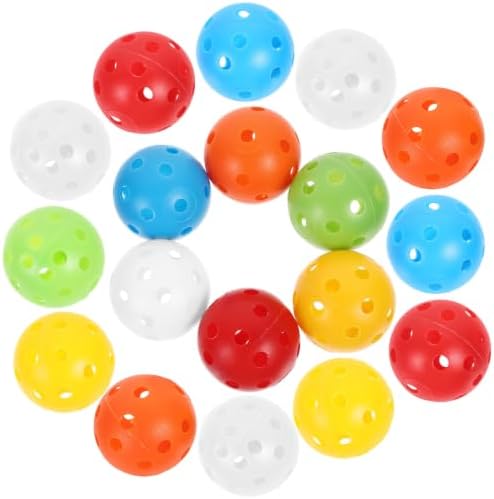 20pcs Perforated Plastic Practice Balls by WRITWAA