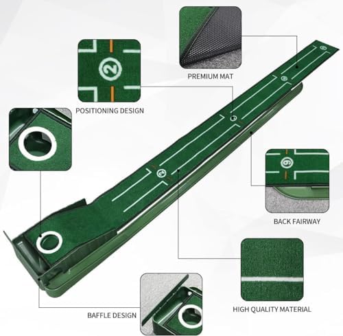 SWINGTEK Putting Green Mat Indoors, Practice - Image 4