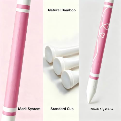 Cute Pink Golf Tees for Women, 50 Pack Golf Ball Tees, Ideal Golf Gift for Wife - Image 2