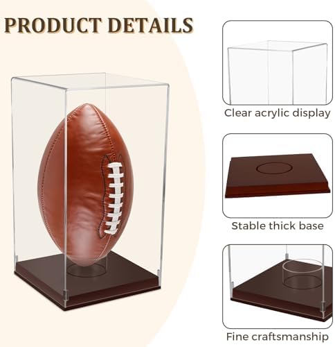 Premium Football Display Case - Image 3