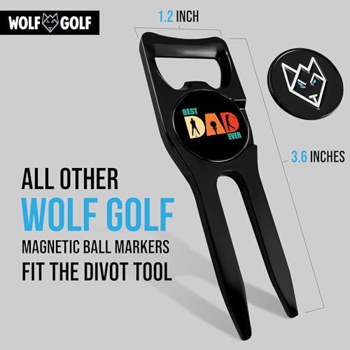 Wolf Golf Towels Divot Repair Tool | 5-in-1 Premium Divot Tool - Image 6