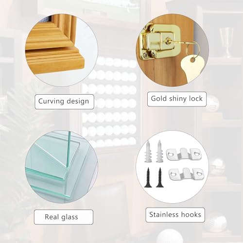Golf Ball Shadow Box – 49-Ball Solid Wood Display Case, 98% UV-Protected Glass - Image 6