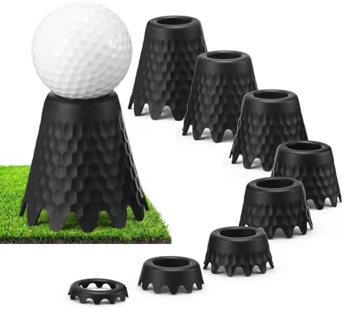 Plastic Golf Simulator Tees, 1/4 to 2 Inch by Unknown
