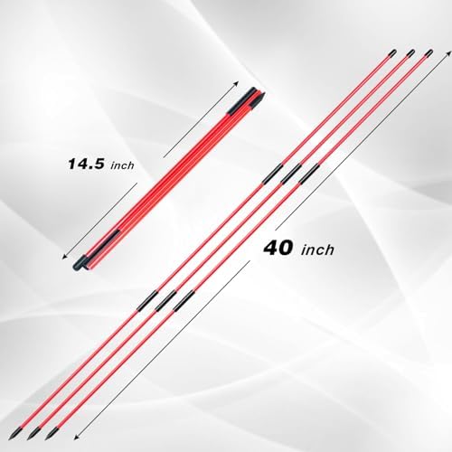 Collapsible Golf Alignment Sticks, 40 Inch Golf Alignment Rods - Image 7