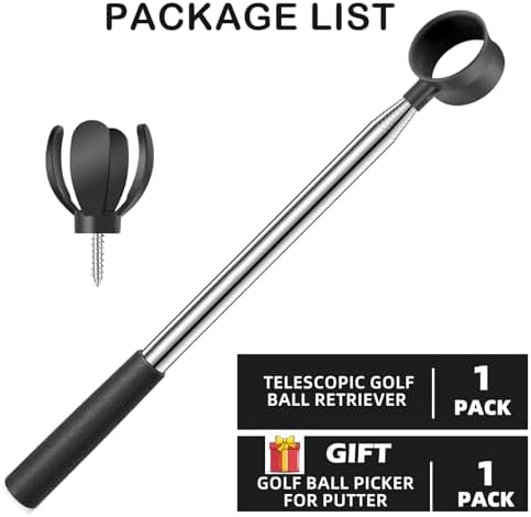 9ft/12ft Telescopic Golf Ball Retriever - Image 2