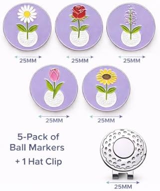 Flower Golf Ball Markers - Image 7
