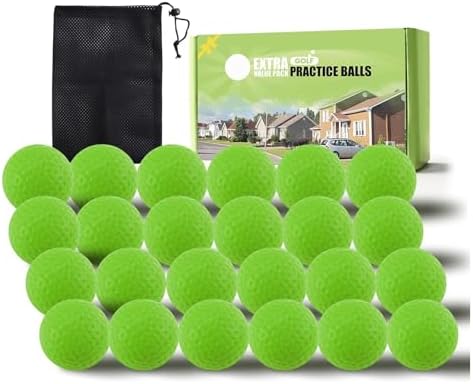 FINGER TEN Foam Golf Practice Balls Soft Indoor Outdoor by FINGERTENSport