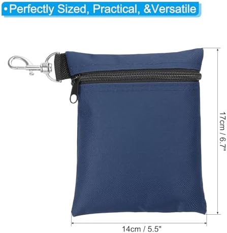 PATIKIL Golf Tee Pouch, Zipper Golf Ball Bag - Image 2