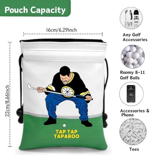 Artpreti Funny Golf Valuables Pouch, Golf Pouch Bag - Image 2