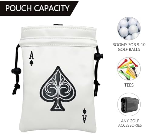 Skull Golf Valuables Pouch Bag - Image 2
