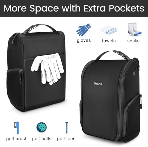YOREPEK Golf Shoe Bag Men, Golf Accessories Bag - Image 4