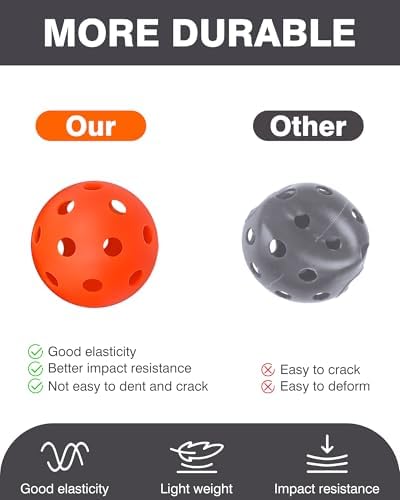 35 Pack Practice Golf Balls Limited Flight Plastic Golf Balls 42mm Practice - Image 5