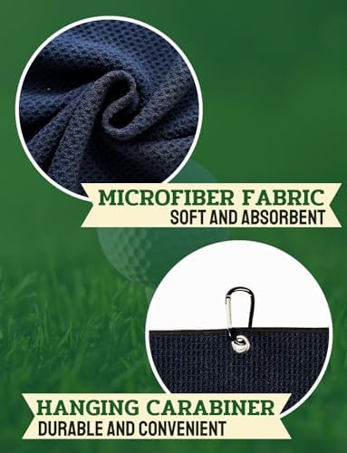 50th Birthday Gifts Golf for Men Golfer, Funny Golf Towels for Golf Lovers - Image 4