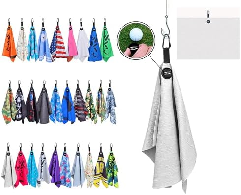 Magnetic Waffle Golf Towel 16x24 by ScaleWearDesign