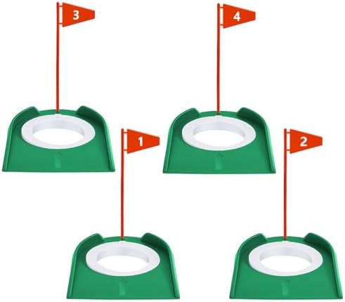 LOOEEL 4 PCS Golf Putting Cup Golf Hole Training, Suitable by LOOEEL