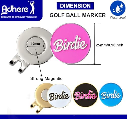Adhere Golf Ball Markers with Strong Magnetic Hat Clip - Image 2