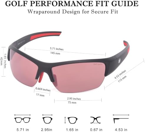 HD Golf Ball-Finding Sunglasses Men & Women UV400 See Ball Better - Image 5