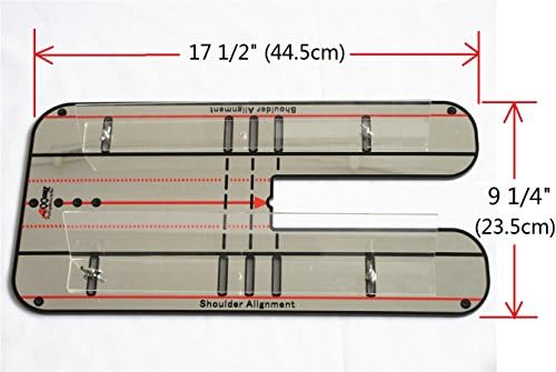 A99 Golf Putting Mirror & Rail Alignment Practice Training Aid Portable - Image 2