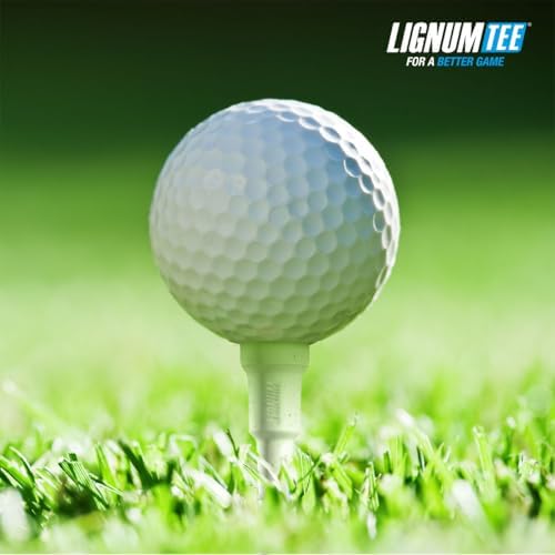 LIGNUM Tee - Classic Golf Tees - Sports Golf Tees - Anti Spin Head, Bio-Based - Image 3