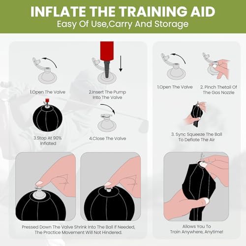 FINGER TEN Golf Swing Trainer Impact Ball Training Aid - Image 3