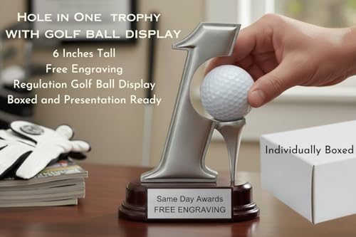 Hole in One Golf Trophy - Image 4