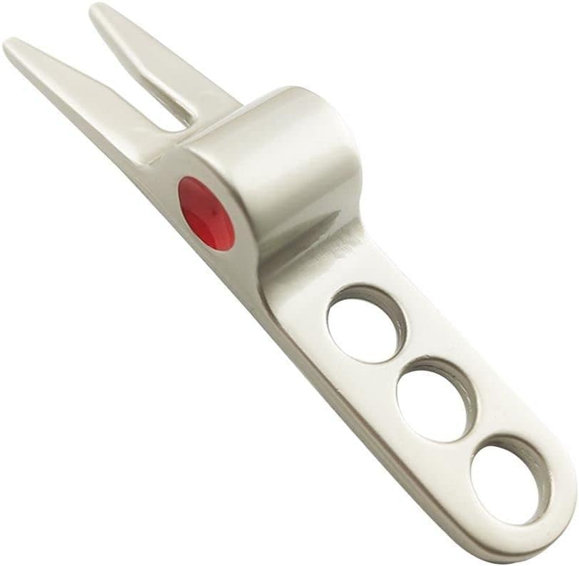 Jowxsx Silver Resistant Golf Ball Fork Pivot Divot Repair Tool Compatible by Jowxsx