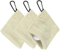 3Pcs Golf Ball Towel 5.5"x5.5" by YELARXI