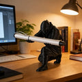 Tenceur Ninja Pen Holder 3D Printed Black Samurai Warrior Desk Organizer by Tenceur
