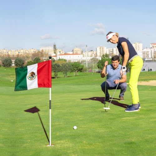 AZCOVER 2 Pack Mexican Golf Flag 8x6 Inch - Image 2