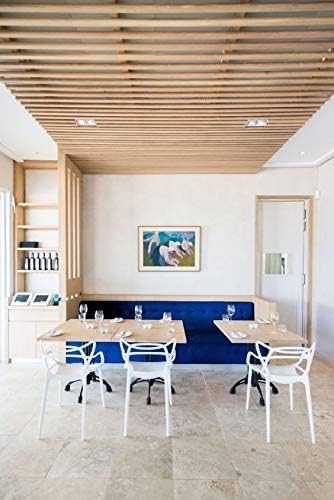 2xhome Modern Dining Chair | Stackable Indoor or Outdoor Entangled Side Chair | - Image 3