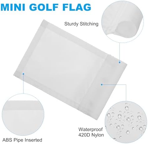 PATIKIL 7 x 5 Inch Golf Flag - Image 3