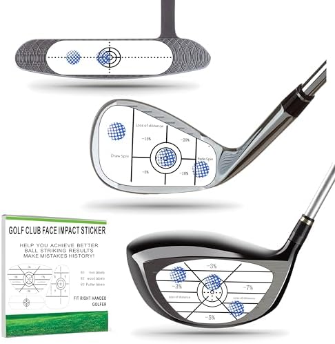 Lihengkong Golf Impact Tape Labels 180 PCS Golf Impact Stickers by Unknown