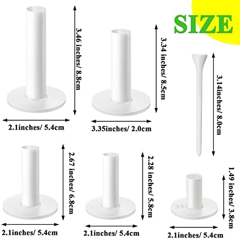 Sosation 23 Pcs Rubber Golf Tees - Image 2