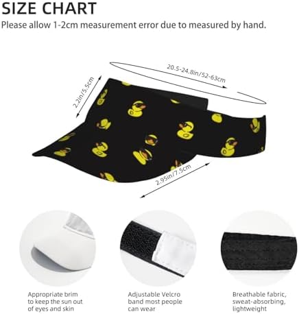 Sports Sun Visor Hats Adjustable Men Women Lightweight Packable Cooling Empty - Image 4