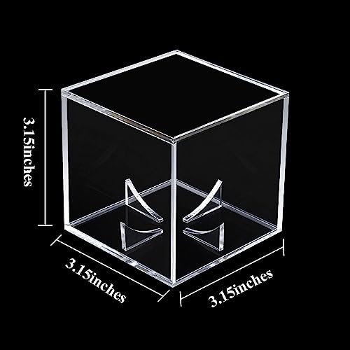 Danodoi UV Protected Clear Acrylic Baseball Display Cube - Image 2