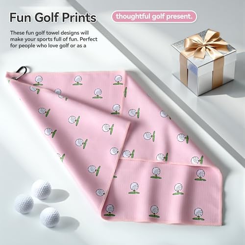 Mile High Life Fun Print Golf Towel 16x24in, Microfiber Waffle - Image 6